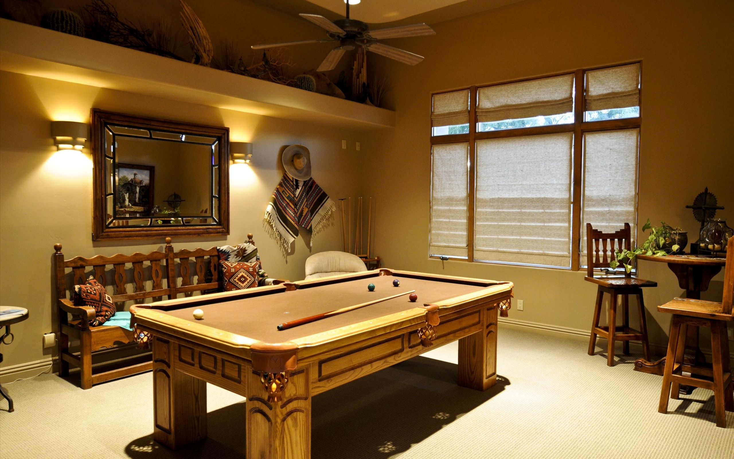 interior, комната, game, игровая, billiard, desigen, room, tables