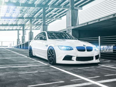 e92, блики, m3, парковка, front, white, coupe, bmw