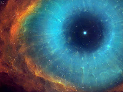 eye of god, helix, nebula, улитка, туманность