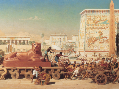 1867, картина, edward poynter, painting, israel in egypt, живопись