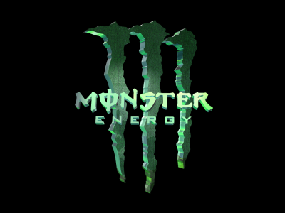 3d, grin, monster, energy