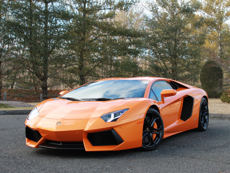 lp700-4, ламборгини, авентадор, lamborghini, aventador, orange