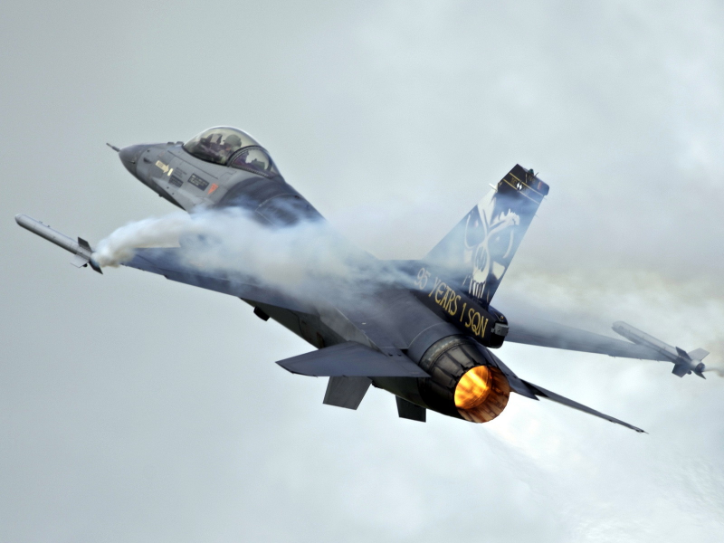 самолёт, оружие, belgian f-16
