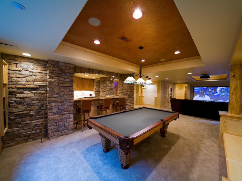 billiard, bar, игровая, table, дизайн, стиль, room, desigen, interior, game