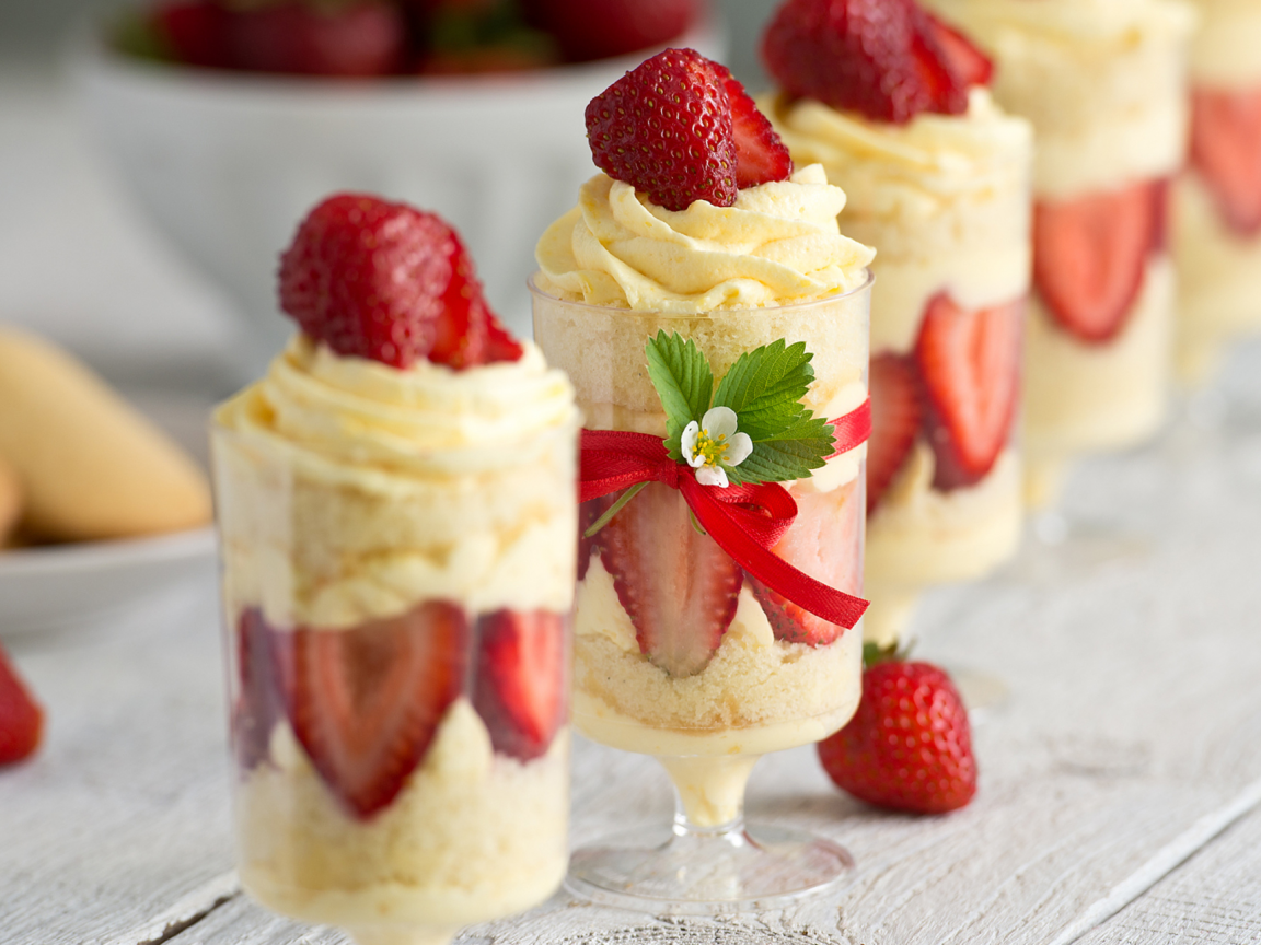 клубника, еда, сладкое, strawberries, ягоды, десерт, dessert, cream