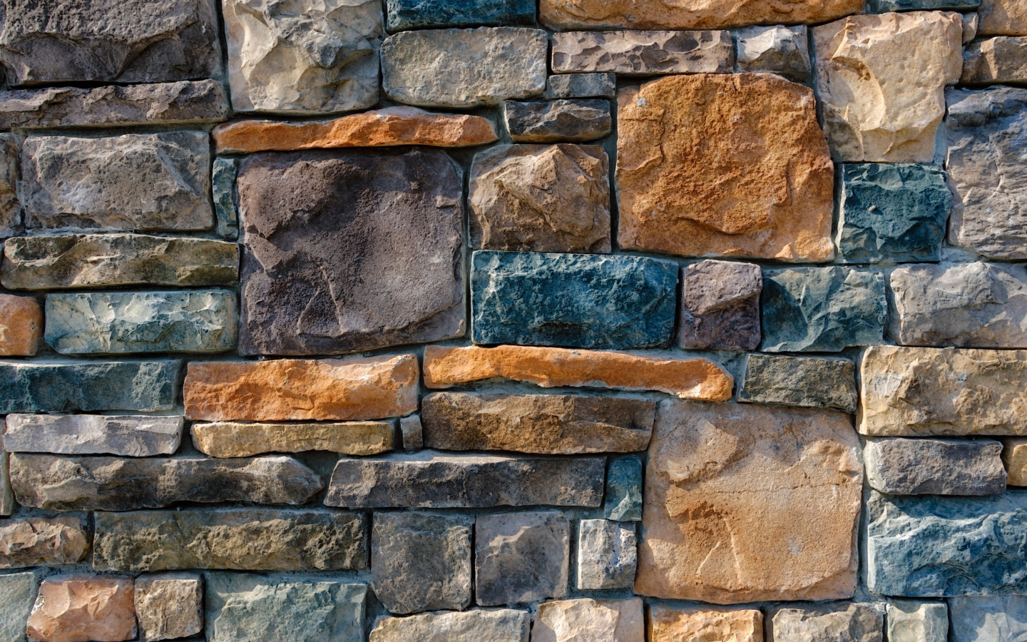 colorful pattern, wall, stone