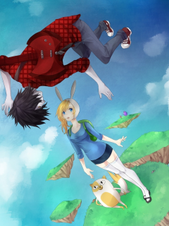 marshall lee, cake, время приключений, noizi, adventure time, арт, fionna