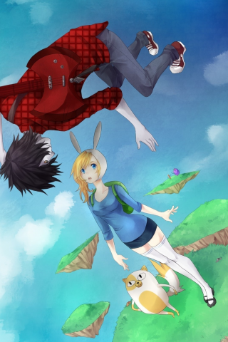 marshall lee, cake, время приключений, noizi, adventure time, арт, fionna