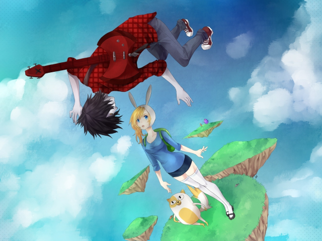 marshall lee, cake, время приключений, noizi, adventure time, арт, fionna