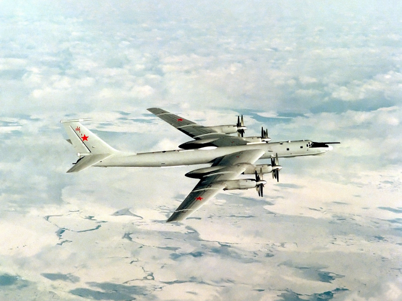 арт, небо, советский, самолет, ту-95, турбовинтовой
