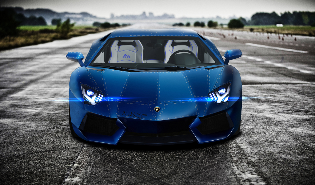 lp700-4, lamborghini, синий, aventador, lb834, blue, front, aksyonov nikita andreevich