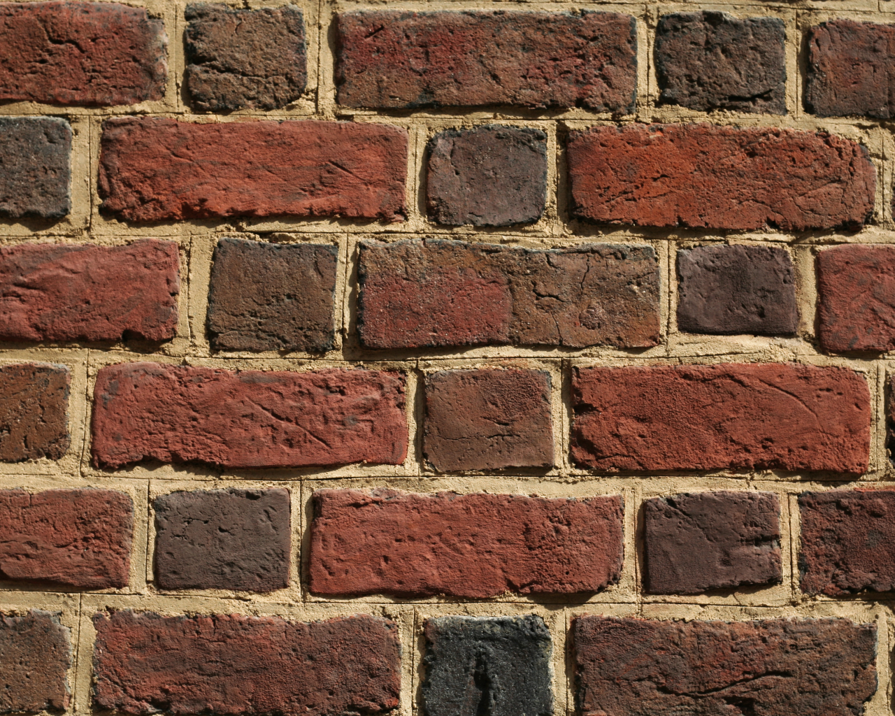 wall of bricks, rustic, bricks, pattern