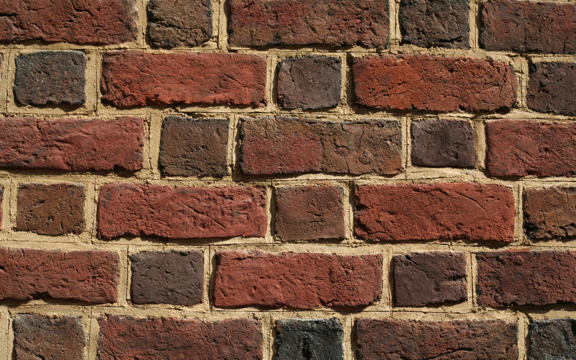 wall of bricks, rustic, bricks, pattern