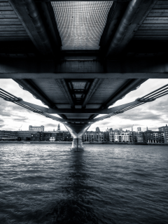 england, millennium bridge, лондон, thames, river, англия, london
