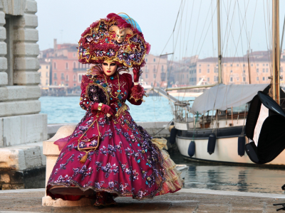 маска, платье, костюм, венеция, карнавал