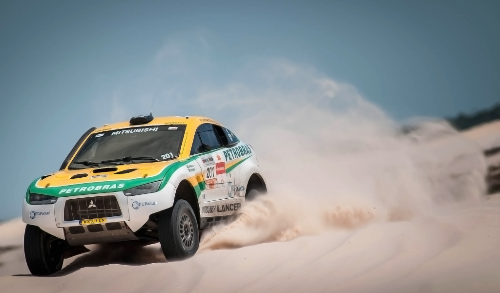 rally, авто, передок, mitsubishi, внедорожник, мицубиси, dakar