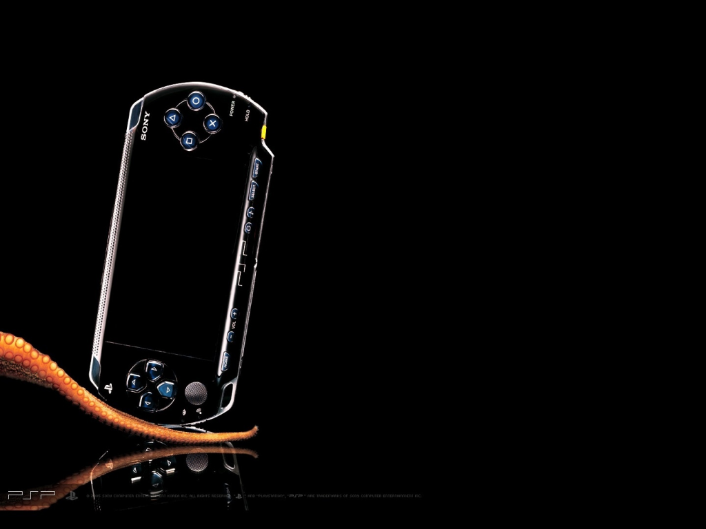 black, осьминог, psp