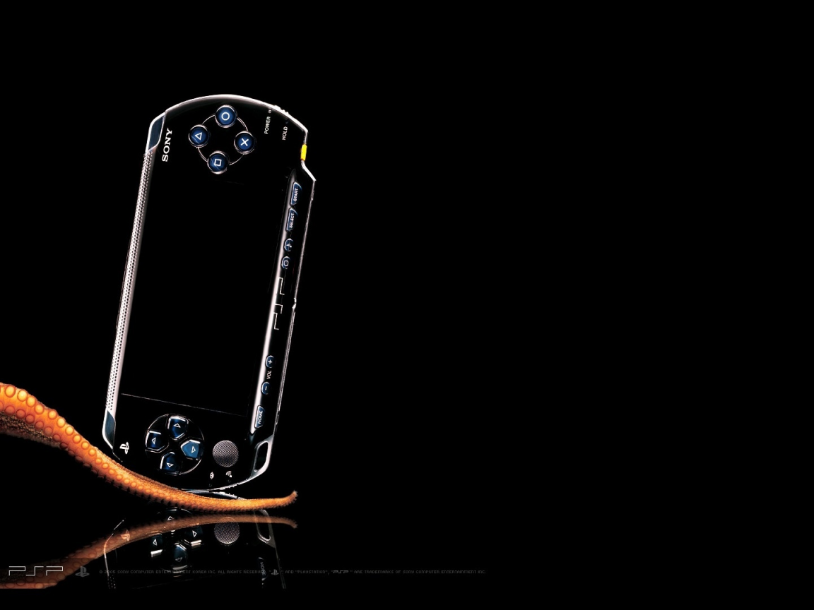 black, осьминог, psp