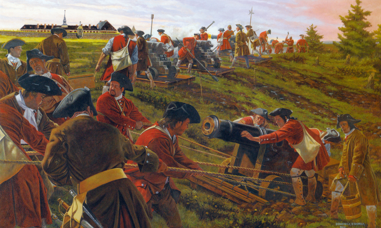 осада луисбурга, май 1745 года, британские войска, louisbourg