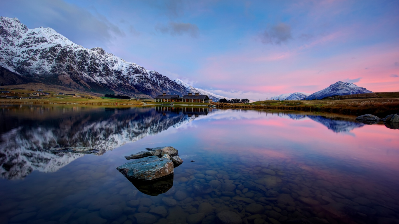 new zealand, lake wakatipu, jacks point, queenstown, новая зеландия