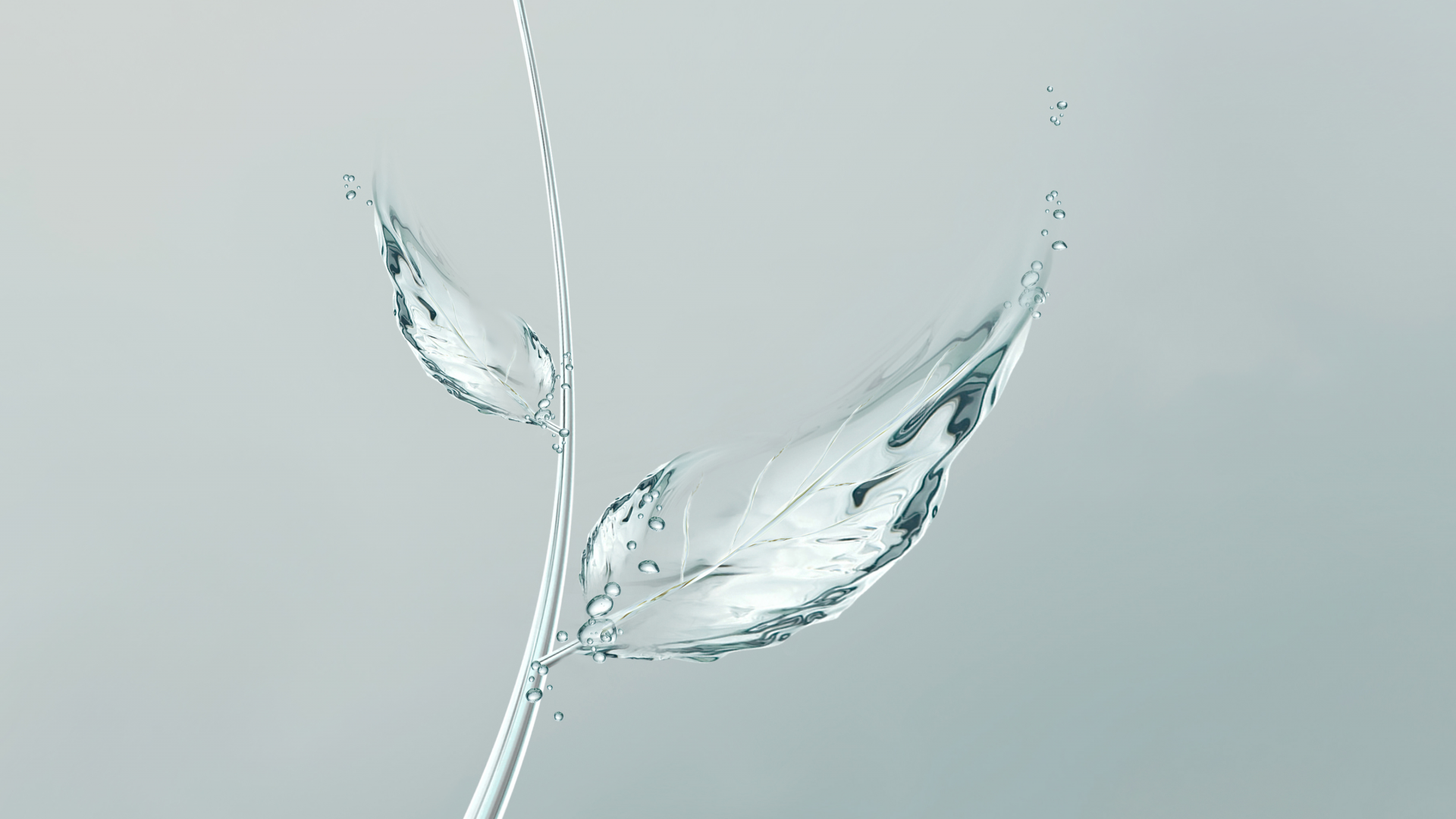 вода, water , минимализм, leaf , лист, пузырьки, bubbles, minimalism