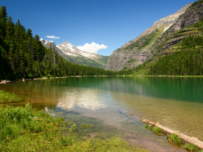 монтана, озеро, avalanche lake, montana, glacier national park, глейшер