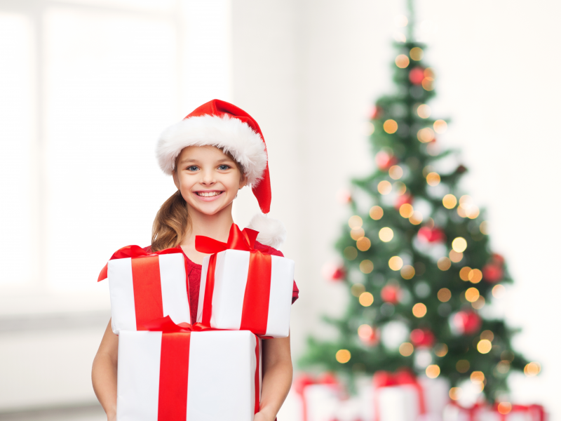 child, children, merry christmas, christmas tree, smile, happy, little girl , new year , gifts