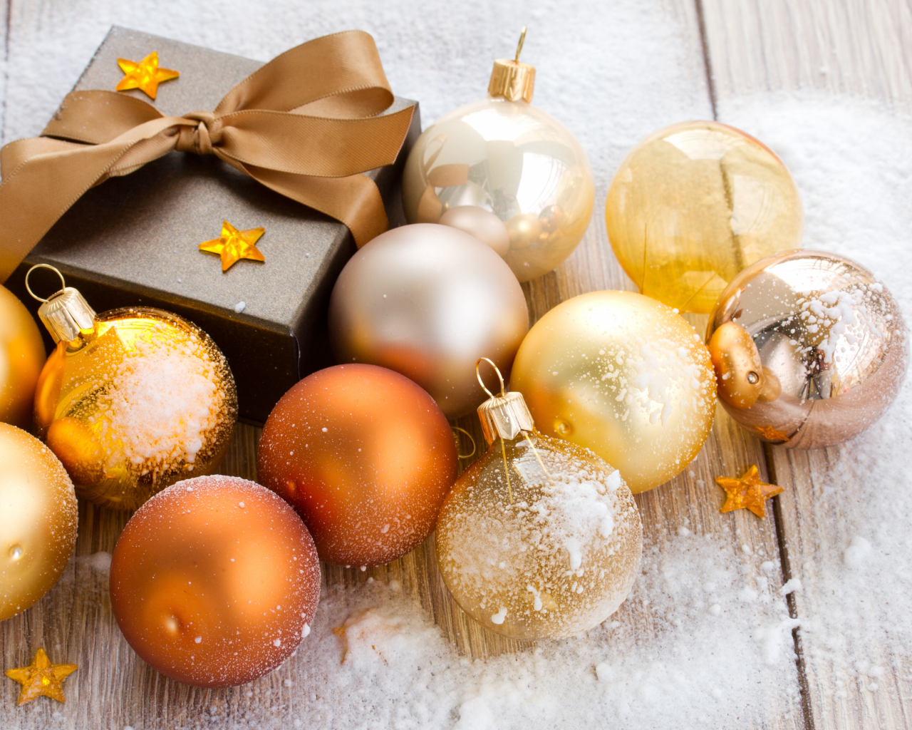 коричневая, christmas, new year, коробка, коробочка, подарок