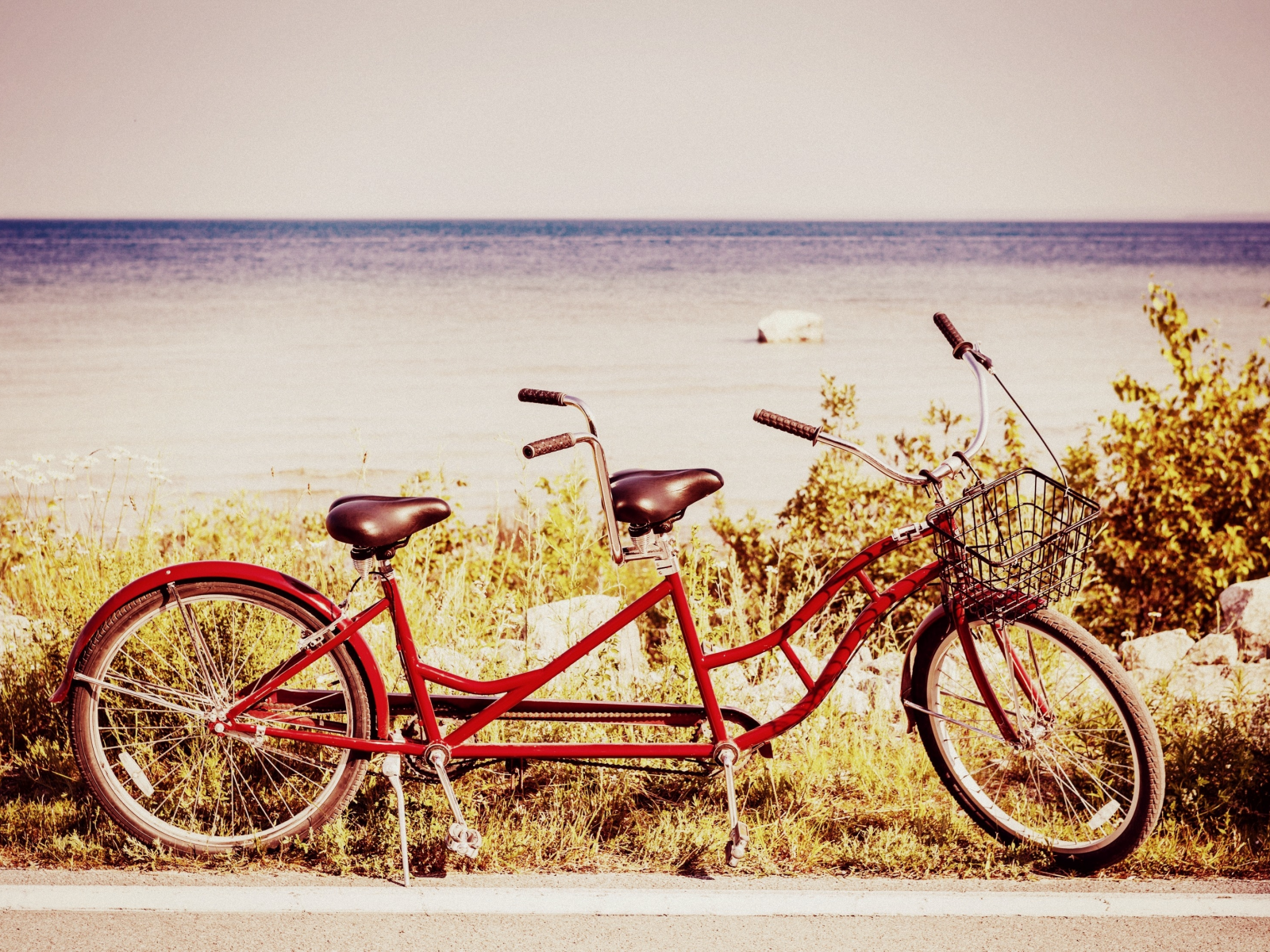 велосипед, колеса, настроения, колесо, корзина