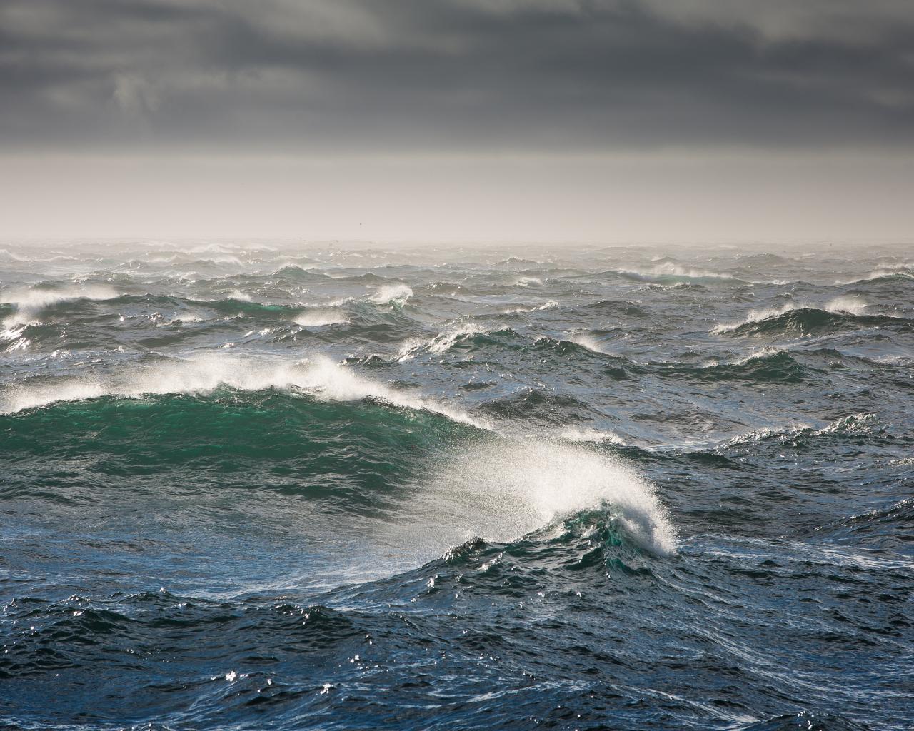 волны, шторм, берингово море, bering sea
