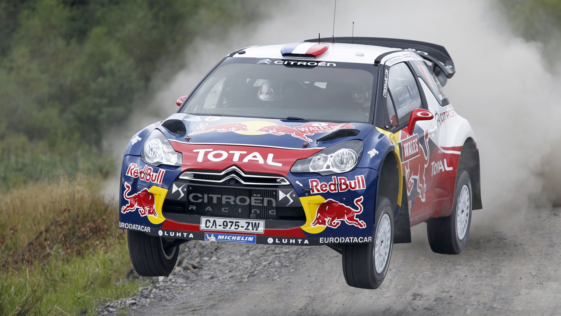 ds3, rally, в воздухе, sebastien loeb, wrc, ситроен, citroen, гонка