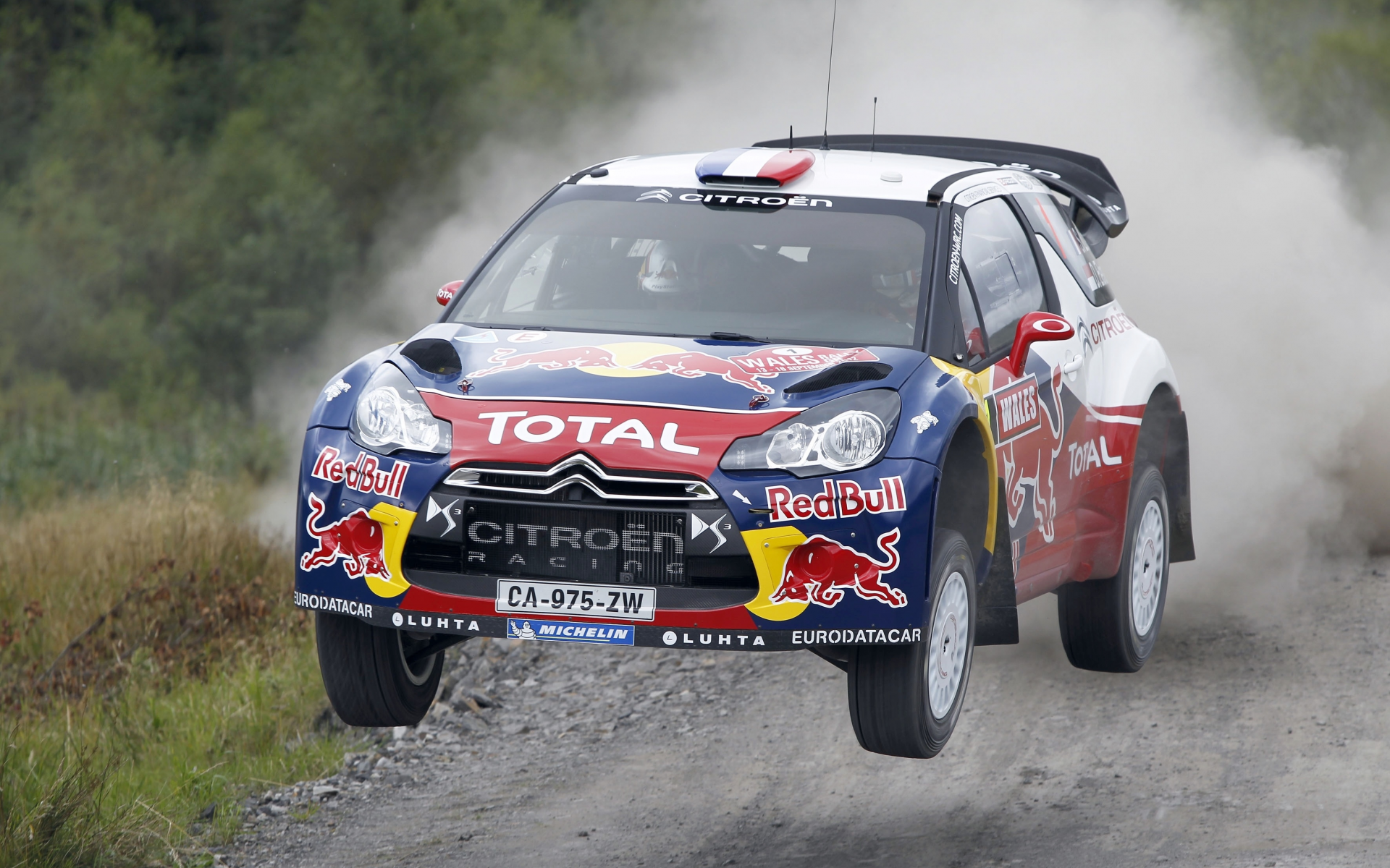 ds3, rally, в воздухе, sebastien loeb, wrc, ситроен, citroen, гонка