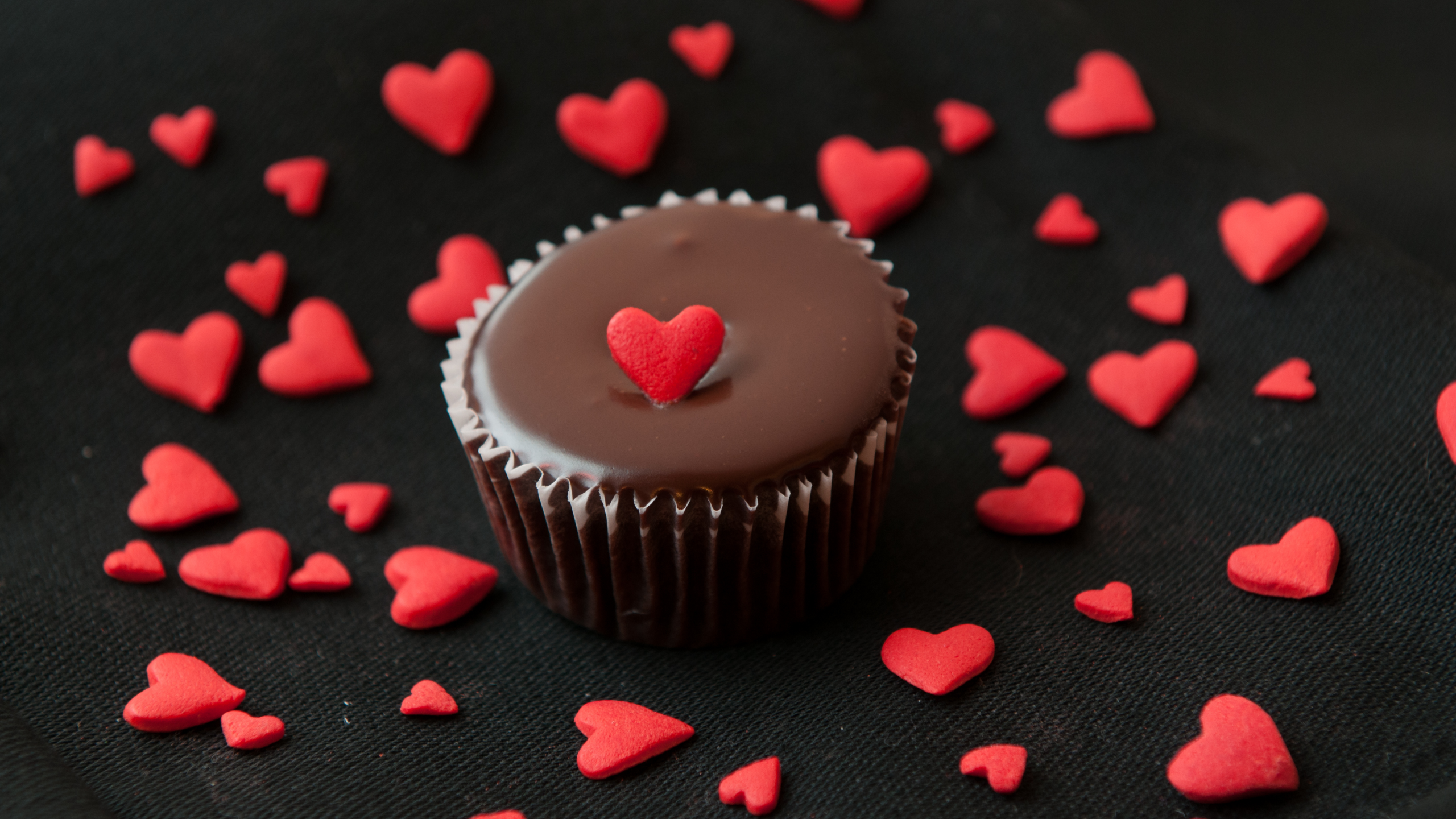 пирожное, сердце, шоколад, десерт, еда, сладкое, любовь