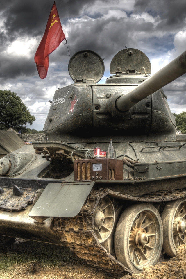 т-34-85, ствол, советский, танк, день победы, средний