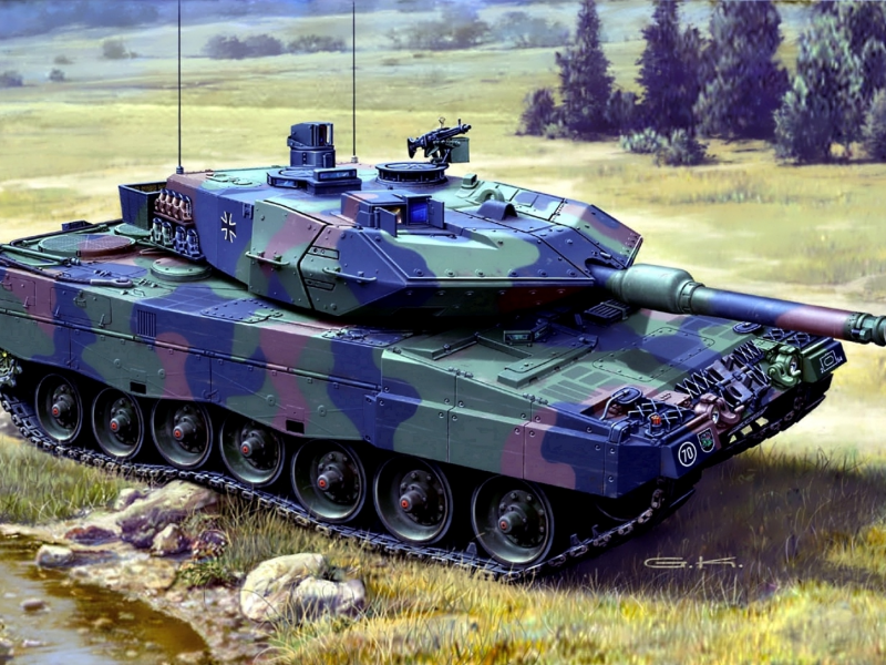 немецкий, леопард 2, боевой, арт, танк, основной, leopard 2