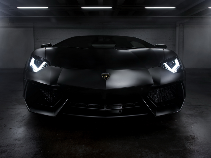 передок, lamborghini aventador, supercar, ламборгини