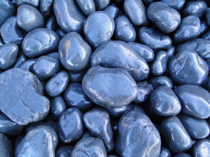 blue, shiny, stones
