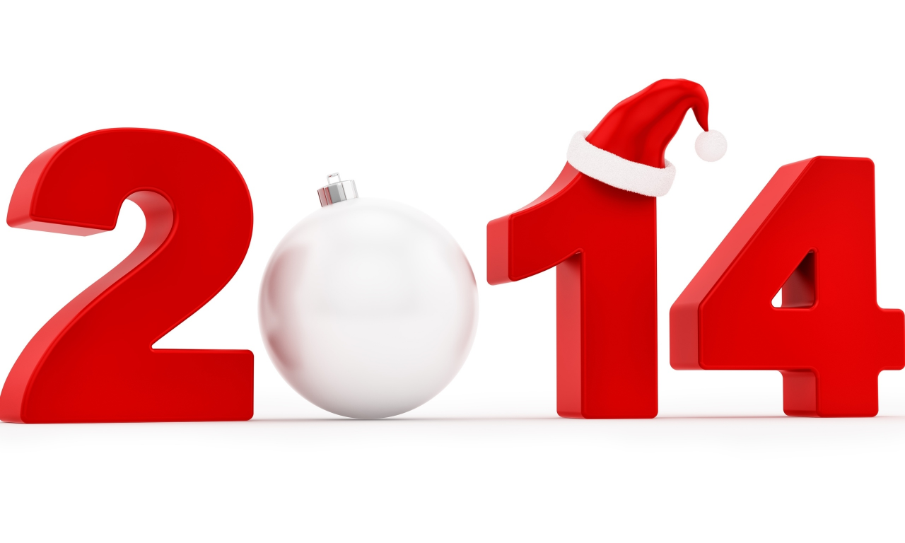 new year, 2014, новый год, текст, красный