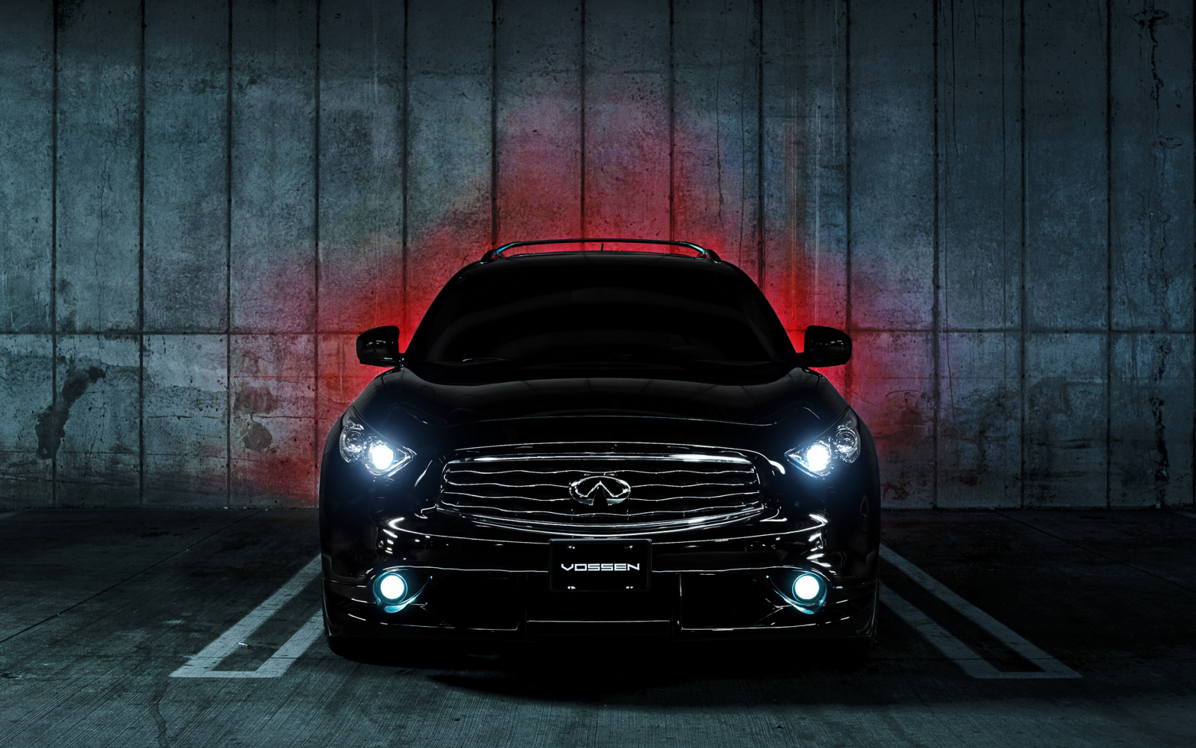 инфинити, vossen, infiniti, black, парковка, front, fx 35 s