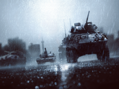 tm, frostbite 3, военная техника, дождь, battlefield 4, dice, ea, танк