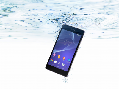 смартфон, z2, xperia, sony, smartphone, вода, water, пузырьки