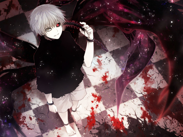 Tokyo ghoul, канеки, гуль, токийский монстр