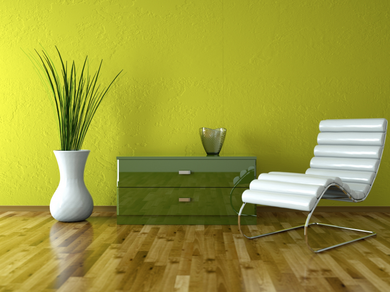 stylish design, leather chair , green wall, интерьер, interior, vase