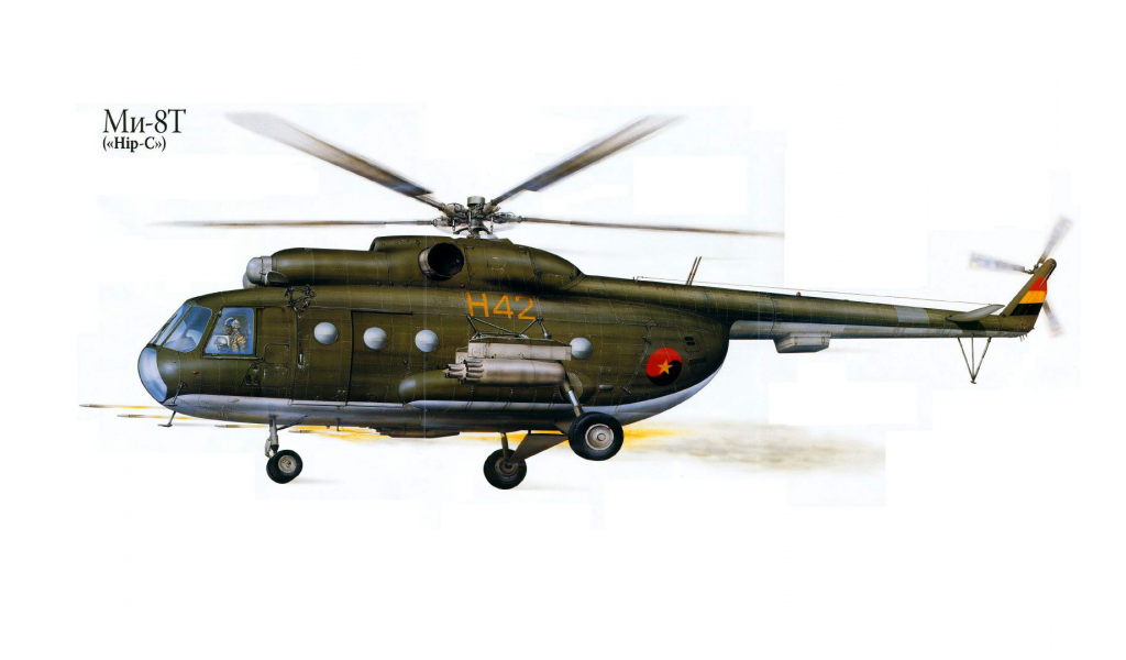 ссср, ми-8, вертолет, рисунок