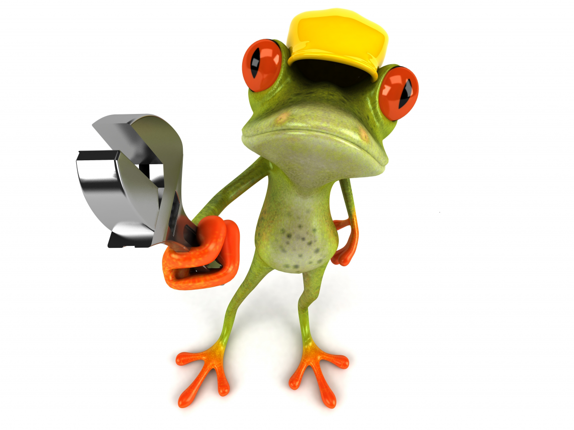 кепка, ремонт, free frog 3d, графика, лягушка, ключ