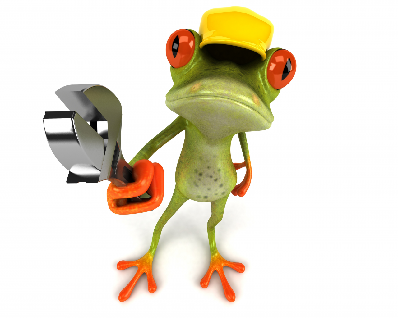 кепка, ремонт, free frog 3d, графика, лягушка, ключ