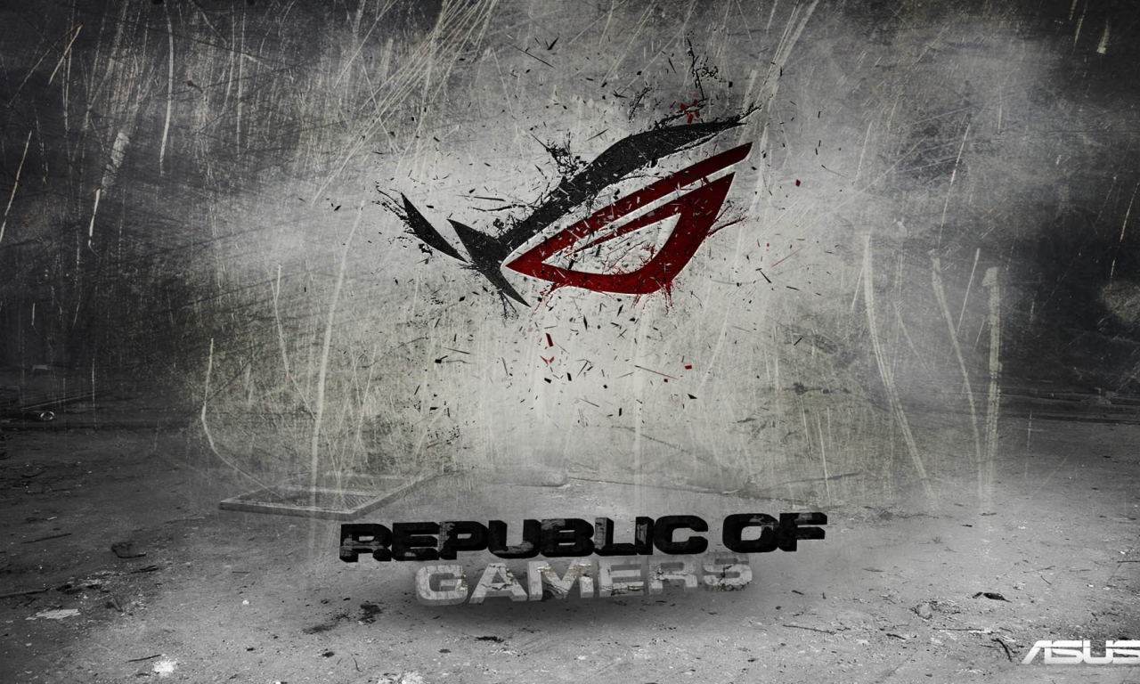 asus, logo, republic of gamers