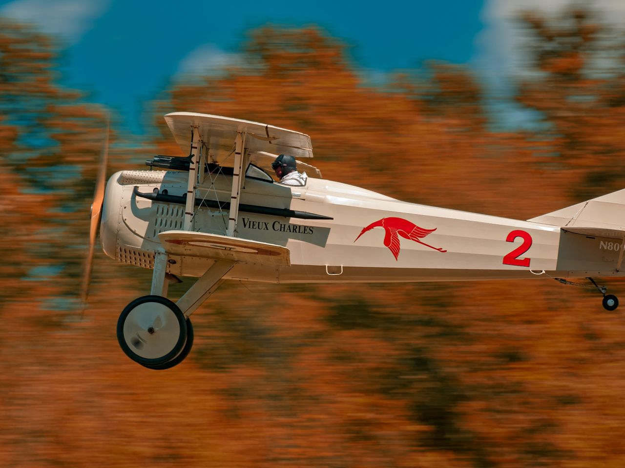 одноместный истребитель, spad vii, самолёт, французский