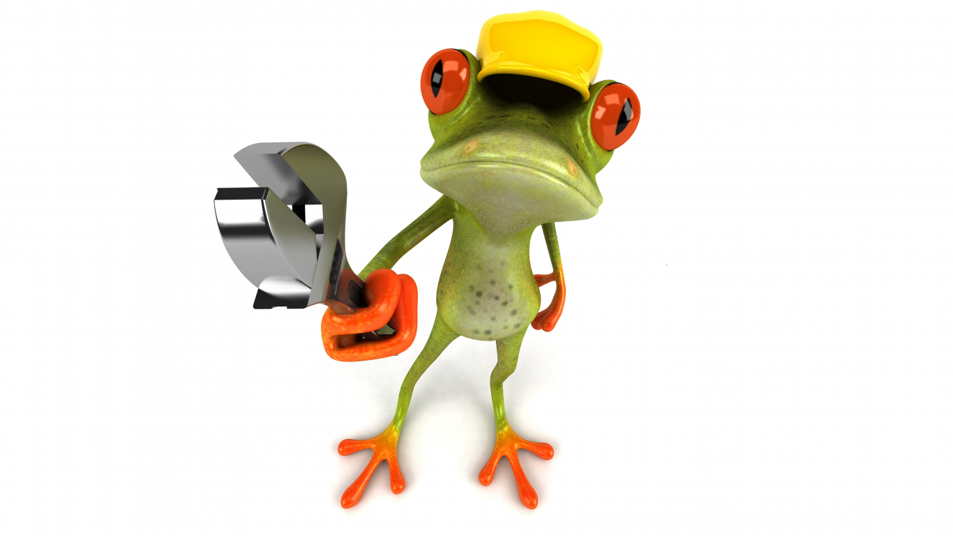 кепка, ремонт, free frog 3d, графика, лягушка, ключ
