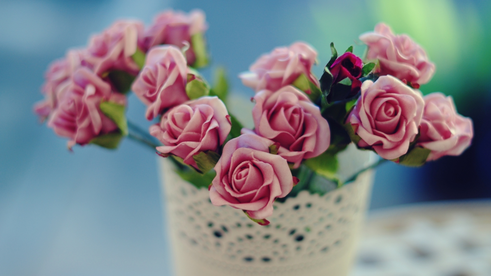 цветочки, роза, розочка, цветы, розы, ваза, розовая
